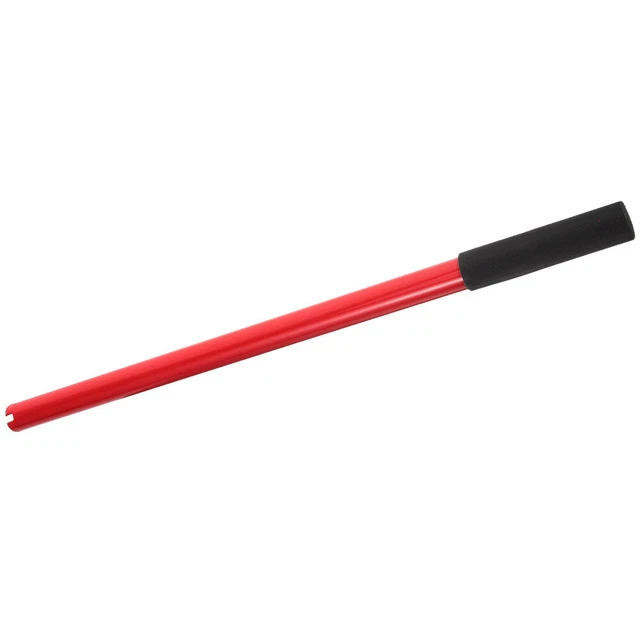 Manche De Cric Hydraulique Renforcé - Poignée Silicone Antidérapante, Acier, Longueur ~40 Cm - 4