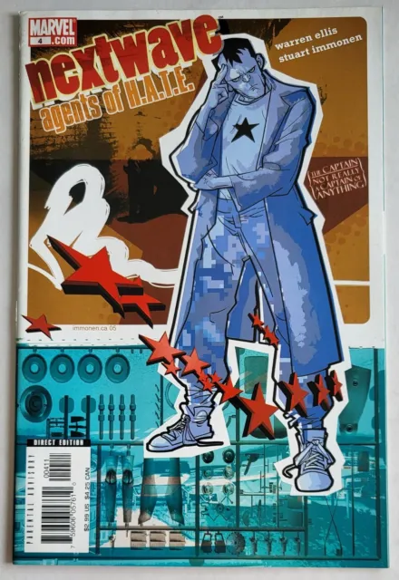 Marvel Comic Book....Nextwave: Agents of H.A.T.E. #4, June 2006, Good Condition