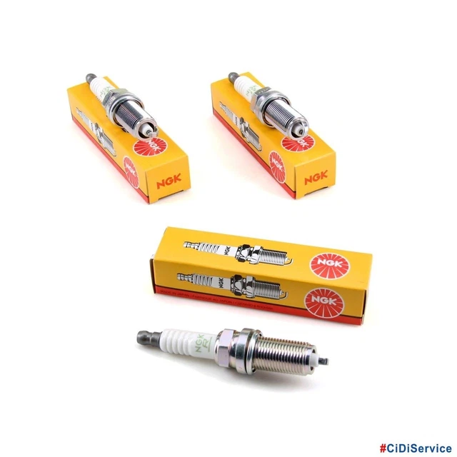 NGK Spark Plug Kit 3 Pcs For Citroen C1 Peugeot 107 Toyota Aygo Smart Forfour LFR6C-11