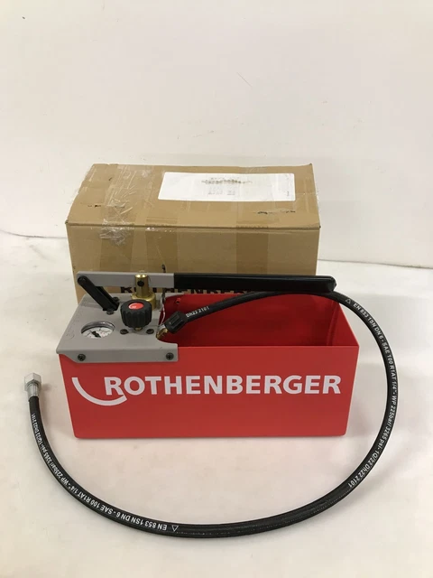 Rothenberger 60250 TP25 pompa di prova di pressione, 25 bar