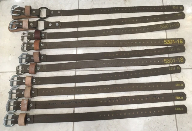 Ankle Straps for Pole and Tree Climbers, 1-Inch Wide Klein Tools 5301-18 & 20