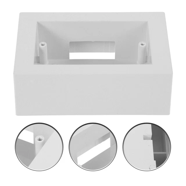 View of EXPOSED JUNCTION BOX Work Electric Boxes for Outlets Wall Socket £9.35 ...