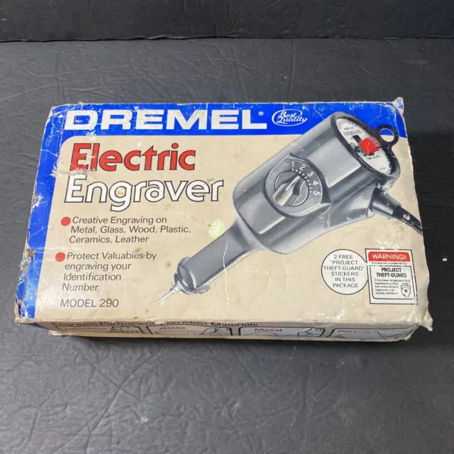 Dremel Electric Engraver Engraving Tool Kit Metal Plastic Wood Glass Carve  Tool