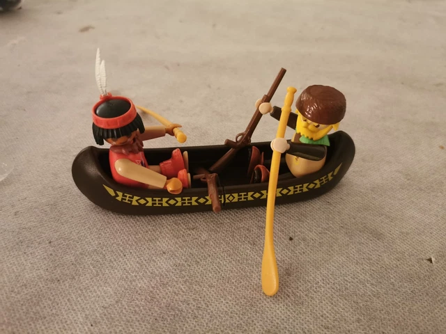 LOT Playmobil Indiens – Tipi, Canoë, Cheyenne, Sioux – Farwest – Occasion