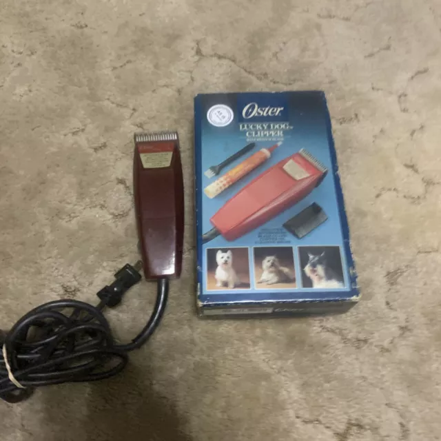 OSTER LUCKY DOG Clipper Model 113 Series E Detachable Blades 29.91 PicClick