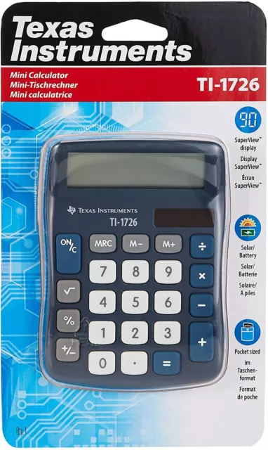 Texas Instruments TI-1726 Taschenrechner SOLAR