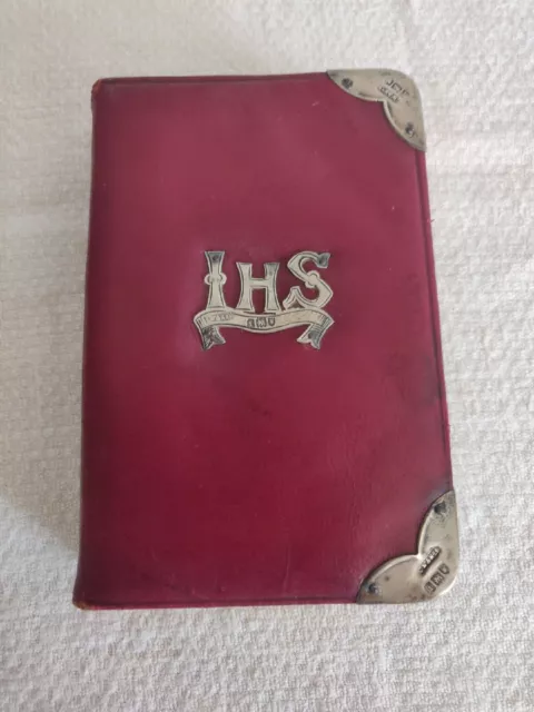 Inni comuni di preghiera montati in argento edoardiano 1906 Oxford University Press