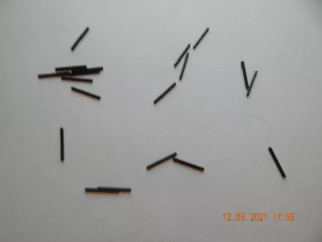 ROLL PINS. 1/16 x 3/4" . BLACK CARBON STEEL. 24 PCS. NEW