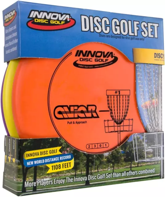 Set – Driver, Mid-Range & Putter, Comfortable DX Plastic, Colors May Vary (3 Pac