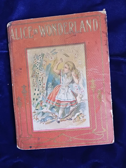 VINTAGE 1900S ALICE in Wonderland Alice's Adventures in Wonderland Book ...