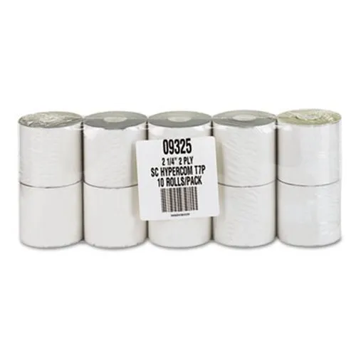 Iconex Impact Printing Carbonless Paper Rolls, 10 Rolls (ICX90770440)