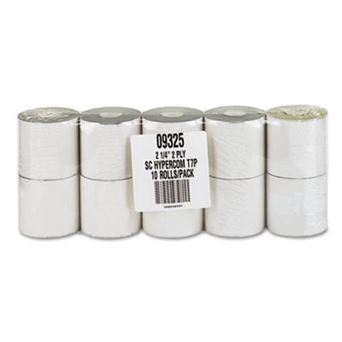 Iconex Impact Printing Carbonless Paper Rolls, 10 Rolls (ICX90770440)