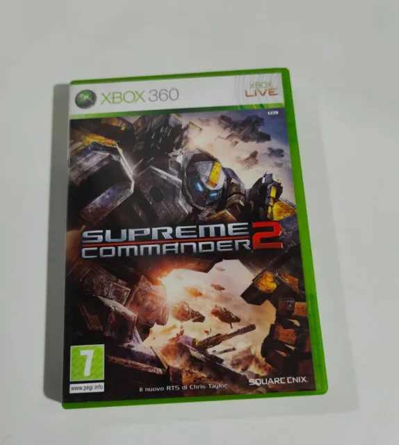 Microsoft Xbox 360 Supreme Commander 2 Versione Italiana Completo Come Nuovo