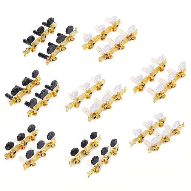 Set 4 Accordatori Fine Per Violino 1/2 - In Metallo, Per Un'accordatura Precisa E Stabile, Colore Nero