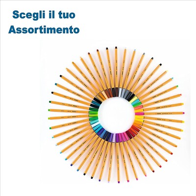 STABILO STABILO POINT 88 pennarello punta fine 0.4mm finelinerTUTTI I COLORI SINGOLI 