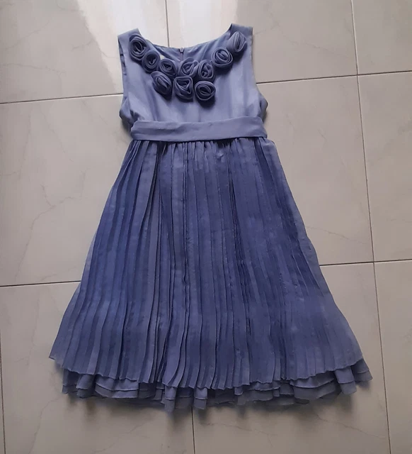 Abito da Cerimonia per Bambina Abbigliamento Vestito Elegante  glicine 11-12 ann