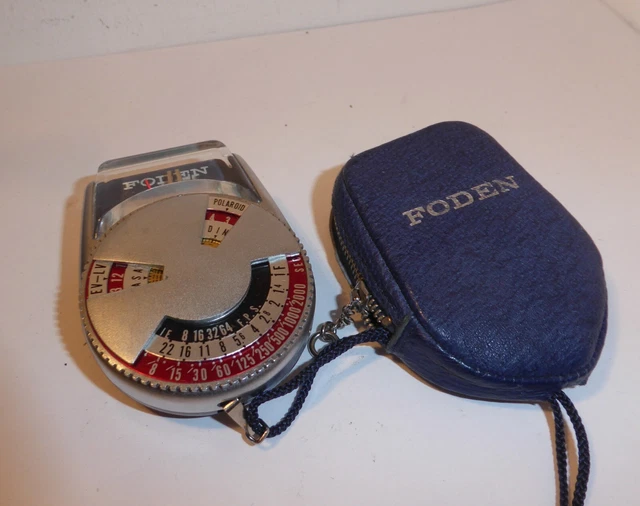 Sweet Little Foden Selenium Cell Exposure / Light Meter, Working .