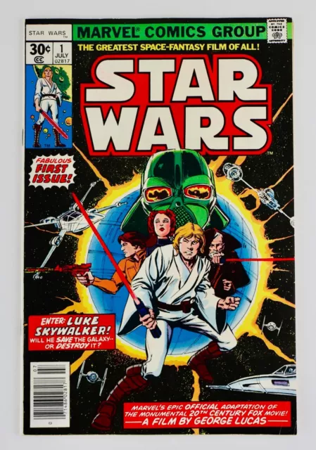 Star Wars #1 1977 Marvel Comics First Printing 1st Print A New Hope No Reserve!