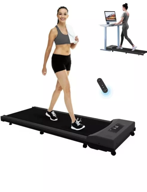 Electric Walking Pad Treadmill Home Under Desk Exercise Machine Fitness UK