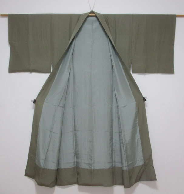 JAPANESE KIMONO SILK MENS JUBAN / 0.6kg /3 ITEMS SHIPPING $33 /COMBINE LIMIT 2kg 3
