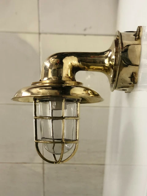 Replica Swan Neck 90 Degree Passage Wall Light Extra Shade Junction Box lot of 5