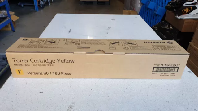 Genuine Xerox CT202295 Yellow Toner for Versant 80 / 180 Press Brand New See Pic