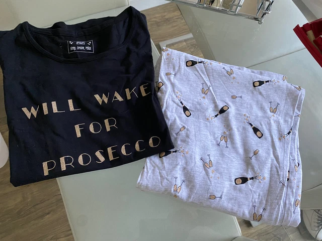 Prosecco pyjamas top tesco
