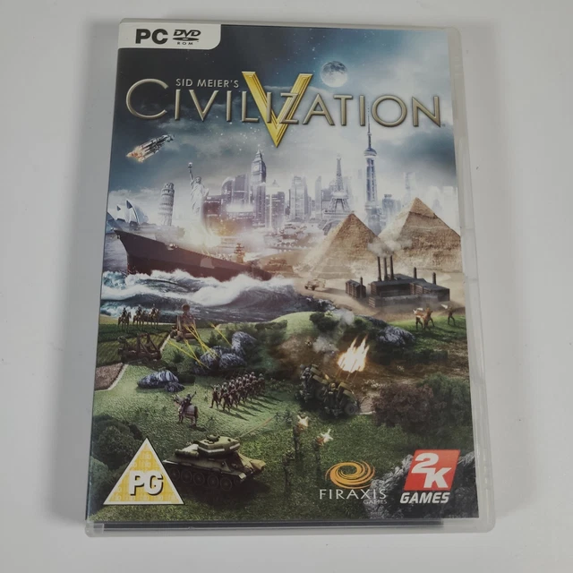 Sid Meiers Civilization V 5 PC Computer Video Game Manual PAL