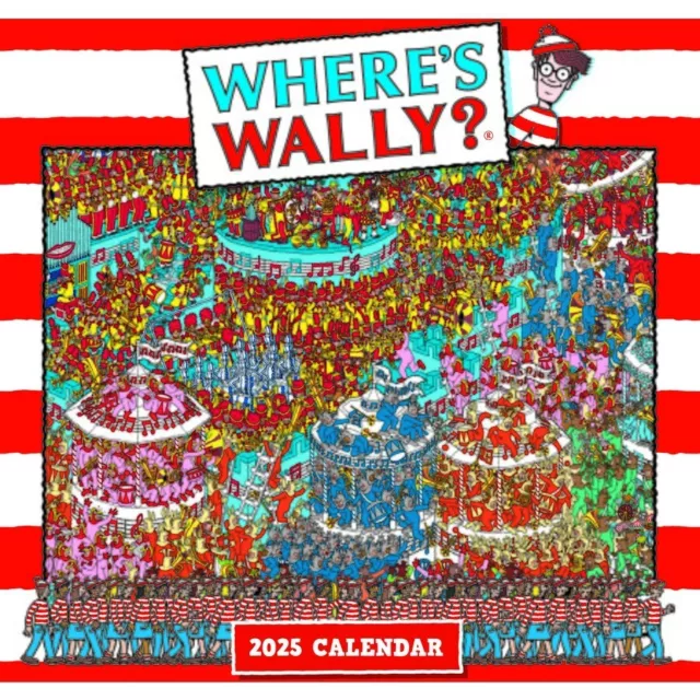 2025 WHERE’S Wally Calendar Where's Wally 2025 Mini Wall Calendar