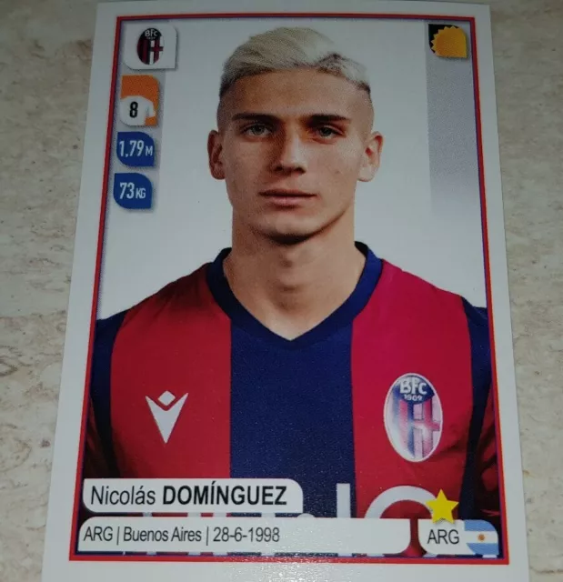 Figurina Calciatori Panini 2019/20 Bologna Dominguez M3 Album 2020 Aggiornamento