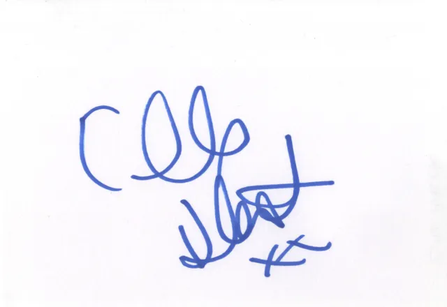 Cilla Black - English Singer & Presenter - In Person Signed Card.