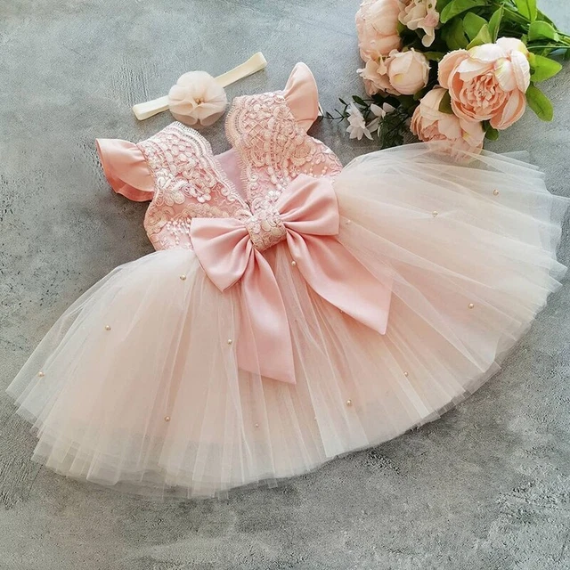 Kids Dresses Flower Girl Wedding Kid Clothing Princess Tutu Dress Xmas Lace Gown