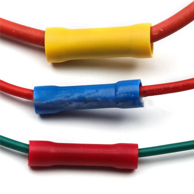 Droit Mégot Câble Crimp Terminal Câble 50 Pièces Terminaux Durable Neuf