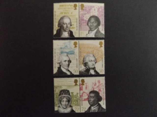 GB MNH STAMP SET 2007 Abolition of Slave Trade SG 2728-2733 UMM