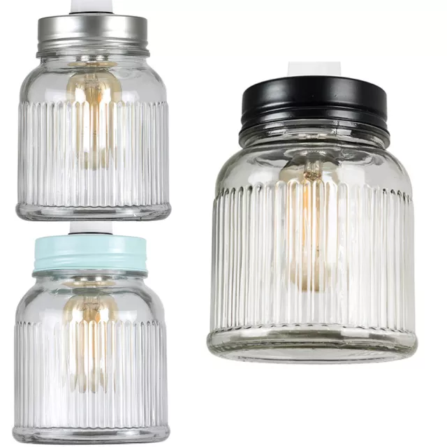 MiniSun Deckenleuchte Schirm - Retro Glas Glas Anhänger Wohnzimmer Lampenschirm