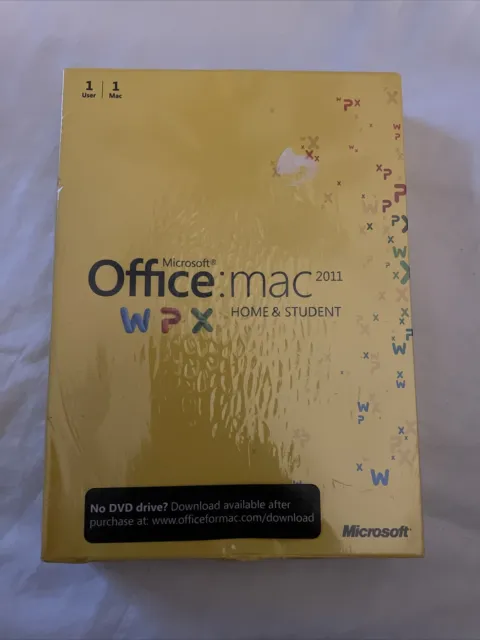 Office Mac Home & Student 2011 Key Card 1 User /1 Mac