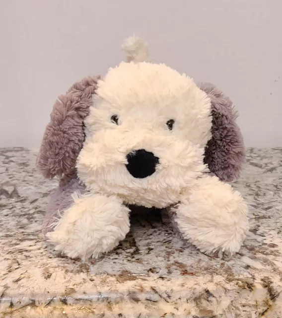 Jellycat grey and white sales dog