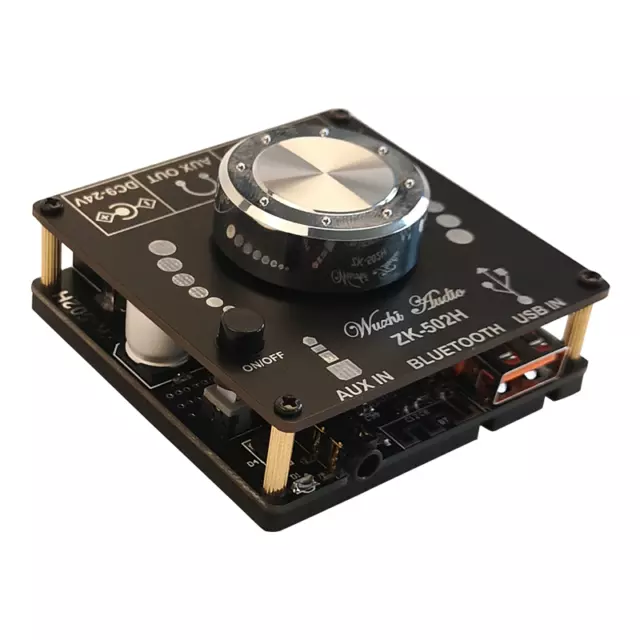 Bluetooth Power Amplifier Board Digital Audio 50W*2 100W*2 Stereo AMP Theater