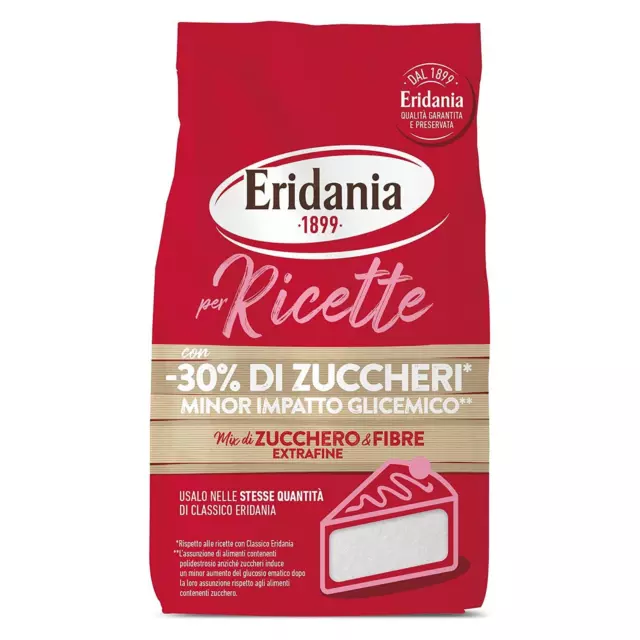 Mix di Zucchero e Fibre Per Ricette Eridania -30% Di Zuccheri Busta da 500 g
