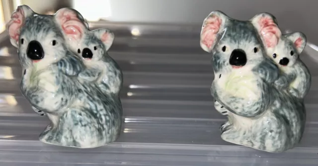 Vintage Koala Salt And Pepper Shakers