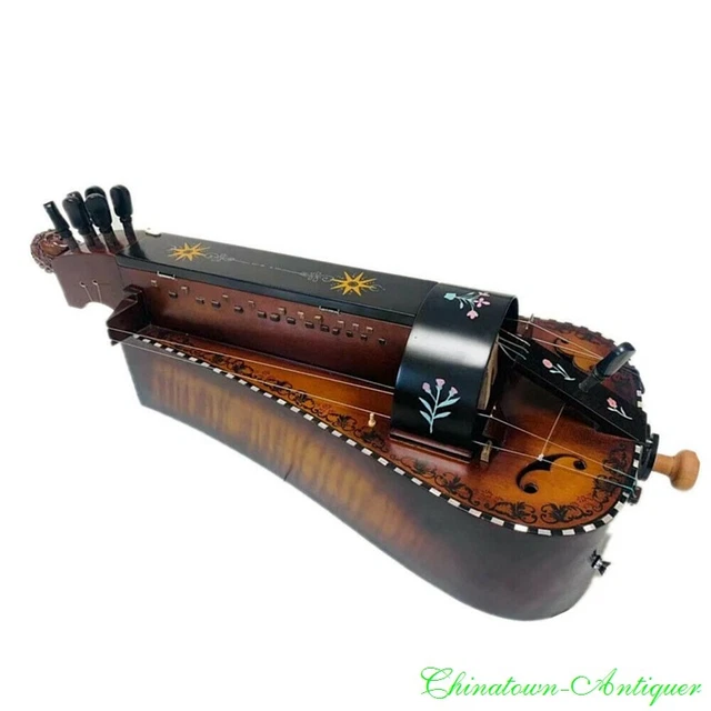 Medieval Style Classical Instrument Hurdy-Gurdy Lira 6-strings 24 Keys #0225 3