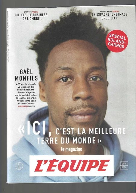 L'Équipe Hors-Série Roland Garros 1985 + Numéro 1987 - Tennis - État Correct