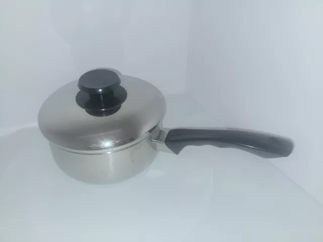 1 Qt ESTIA GOURMET TRI PLY 18-8 STAINLESS Korea Sauce Pan With Lid Cooking Pot -