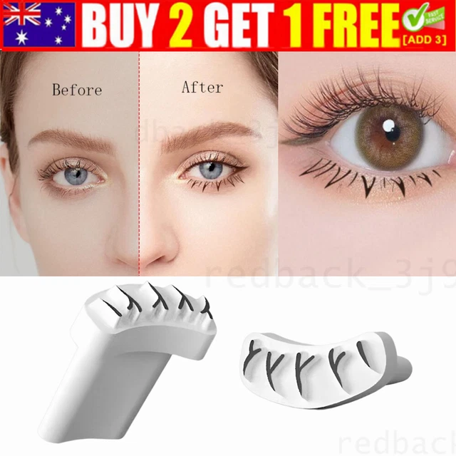 New Arrivals Lower Eyelash Stamps Tool, Eye Makeup Tool,1 Pair Lower Lash Stamps