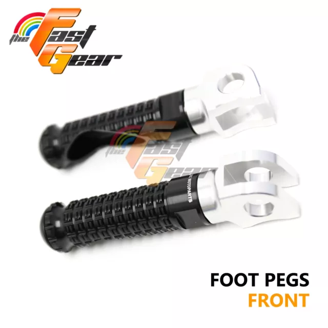 For Ducati Monster 750 /ie All Year CNC Front Rider Foot Pegs Footrest Black