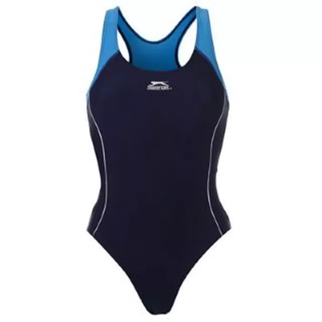 Ladies Slazenger Racer Back Swimsuit Swimming Costume Bathing Suit size 6 -  22 