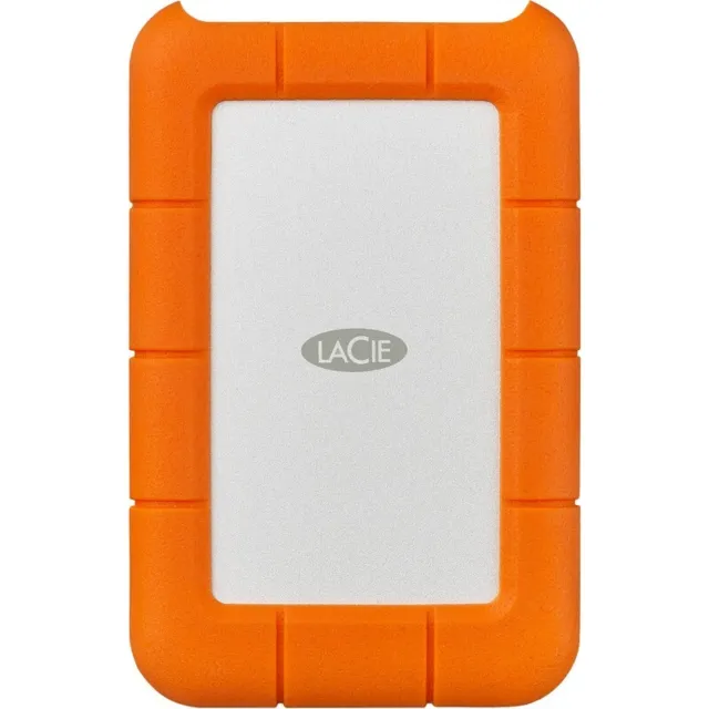 LaCie 1TB Rugged USB-C External Hard Drive Portable HDD for Mac and PC