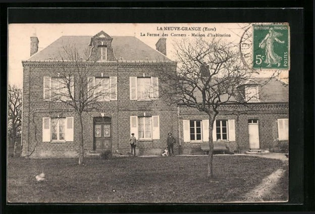 CPA La Neuve-Grange, La Ferme des Cornets, House of Habitation 1912