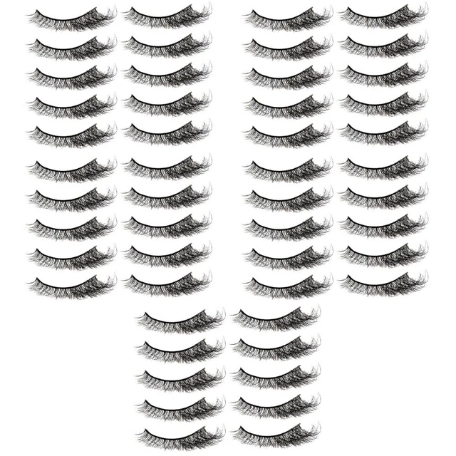 5 scatole Ricci Ciglia Finte Ciglia trucco Ciglia Finte