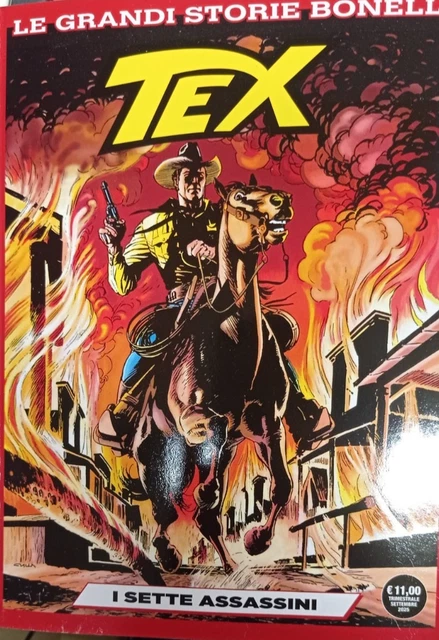 TEX GRANDI STORIE Bonelli 17 I Sette Assassini. Sergio Bonelli Editore ...